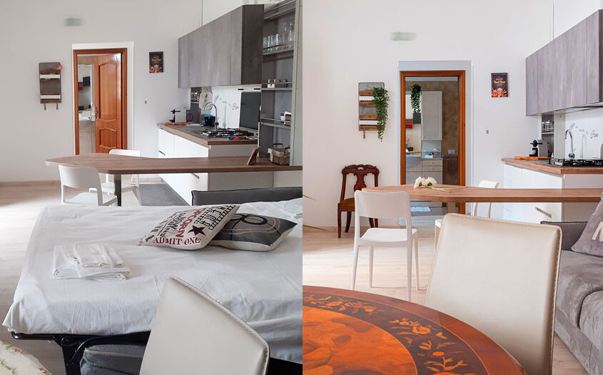Prima e dopo: Appartamento via Plinio 34 Milano