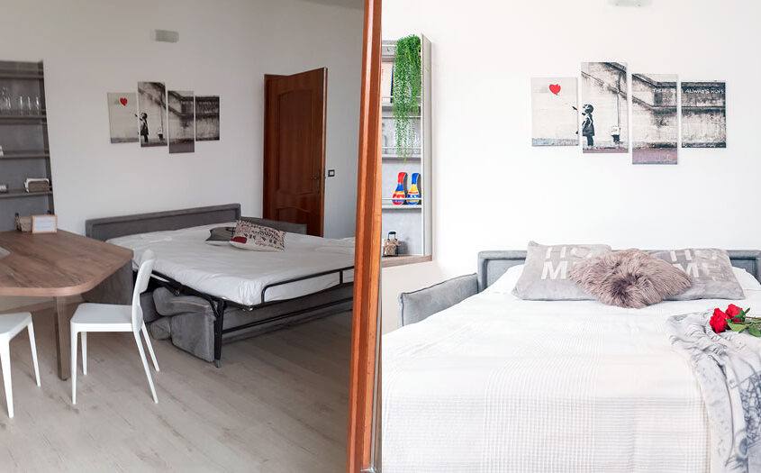 Prima e dopo: Appartamento via Plinio 34 Milano